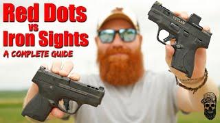 Red Dot Vs Iron Sights On Pistols: A Complete Guide + My Favorites