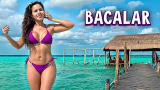 BACALAR The lagoon of 7 colors  The most beautiful in Mexico.