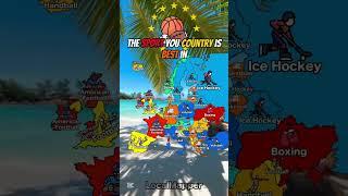 What sport is your country best in? #mapping #europe #map #geographythroughmaps
