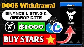 Dogs Airdrop Withdrawal | Dogs Coin Airdrop Claiming Gas Fee ? | Dogs Coin Price Prediction