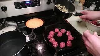 Meatballs on Rice  - Cast Iron Wednesday