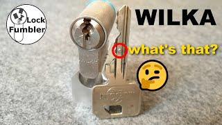 [166] A lock with a surprise, a WILKA with some fancy check pin on the key