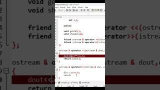 Overloading using insertion and extraction operator || C++ 