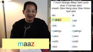 Iu Mien - Da’faam Ginc (Lesson 3): 7 Consonants with a voiced nasal, lateral or semi-vowel sound