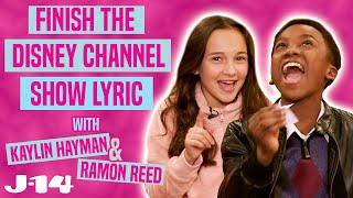 Just Roll With It Stars Sing Disney Channel Theme Songs | Finish The Lyric