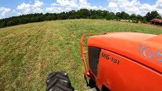 Cutting Hay with The Kuhn GMD 800 GII