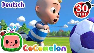 Das Fußballlied | CoComelon Deutsch | Cartoons und Kinderlieder