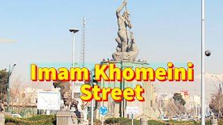 Imam Khomeini Street - Driving - Tehran 5K