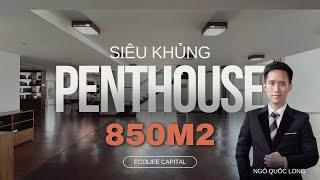 CHOÁNG NGỢP trước Penthouse Duplex 850m2 Độc Bản | Chào bán tại Hà Nội | Sân vườn Sky Villas cực phê