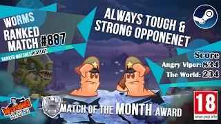 Ranked Match #887: Big - D - (No. 4) vs. Angry Viper (No. 64) | Worms W.M.D Warzone