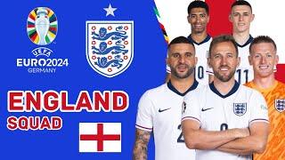 ENGLAND  Official Squad For UEFA EURO 2024 | England Squad | UEFA Euro 2024 | FootWorld