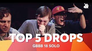 TOP 5 DROPS  Grand Beatbox Battle Solo 2018