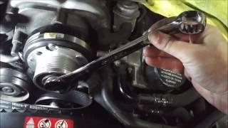 E55 AMG supercharger pulley swap, the easy way!