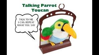 Talking Parrot Toucan - Repeats What You Say Toy