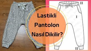 How to Sew Elastic Tracksuits? - Sewing Children's Sequined Trousers! - Zübeyde Ekin Güngörmüş