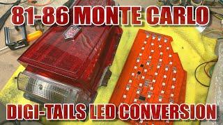 G-BODY 81-86 MONTE CARLO DIGI-TAILS LED TAILLIGHT CONVERSION !!!!