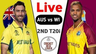 Live : Australia vs West Indies, 2nd T20I | AUS vs WI 2ND T20 MATCH LIVE 2