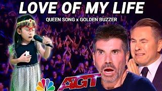 Simon Shocked With Filipino baby sing a song Love of My Life (Queen) | Audition | AGT 2024