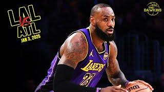 Los Angeles Lakers Full Team Highlights vs Hawks | Jan 3, 2025 | FreeDawkins