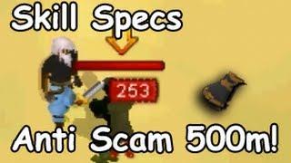 Runescape Skill Specs - Antiscam 500m! - full torva!
