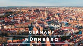 Nürnberg von oben in 4k | Die wunderschöne Altstadt von oben – Travel Germany