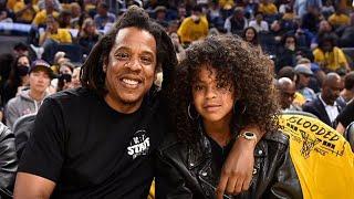 Blue Ivy Gets EMBARRASSED by Jumbotron at NBA Finals