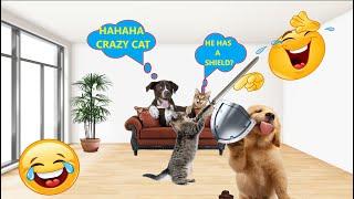 FUNNY animals_Funny CAT and DOGS_best compilation 2023