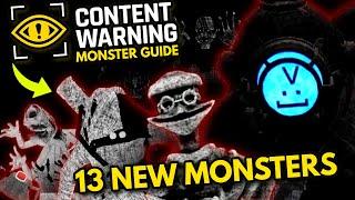 Content Warning NEW Monster Guide