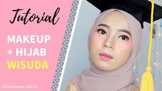 TUTORIAL MAKEUP + HIJAB WISUDA | Simpel dan Gampang Banget !!!