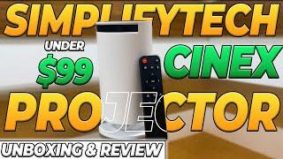  SimplifyTech CineX Mini Projector Unboxing : Big Screen Experience in Your Pocket! 