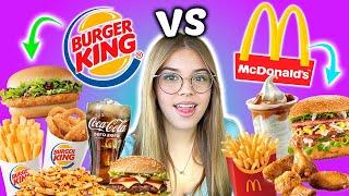 RETO COMIDA CON MI FAMILIA EN BURGUER KING Y MCDONALD’S / El mundo de Indy