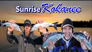 Kokanee Fishing At The Crack of Dawn