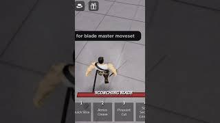 blade master moveset one shot combo #roblox #shorts #gaming #strongestbattlegrounds