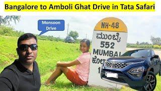 Monsoon Drive B'lore to Amboli Ghat (Maharashtra ) Drive experience in Tata Safari