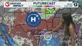 Increased rain chances to start work week