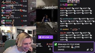 xQc Trash Talks Tyler1 & Macaiyla for 11 Minutes