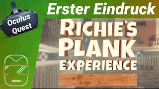 Oculus Quest - Höhenangst in VR mit Richie's Plank Experience / Erster Eindruck / Test (deutsch)
