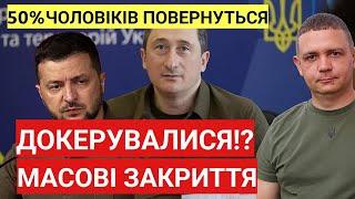 Докерувалися!? Масове закриття. 50% чоловіків повернуться в Україну