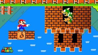 What happens if Everything's UPSIDE-DOWN in Super Mario Bros?