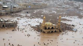 Saudi Arabia is sinking and turning into an ocean! Massive floods drown half of Mecca and Jeddah!