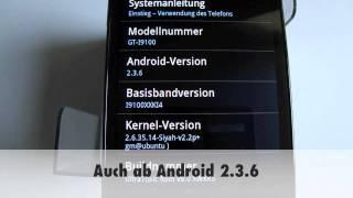 Download Modus und Counter Reset beim Galaxy S2