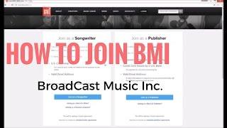 How to Join BMI (BroadCast Music Inc.) Start Collecting Music Royalties