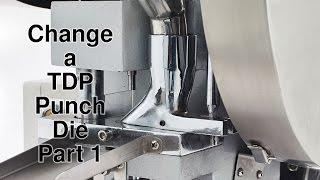 Tablet Pill Press - How To Change a Die - Part 1