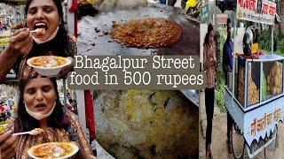 Street Food of Bhagalpur ||Best Street Food Under 500 Rupees  Only || Vlog