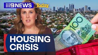 Housing affordability in Australia is officially the worst on record | 9 News Australia