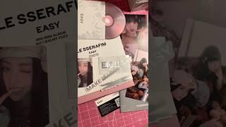 распаковка нового альбома le sserafim easy vol.1🩰 #lesserafim #easy #album #unpacking #kpop #fyp