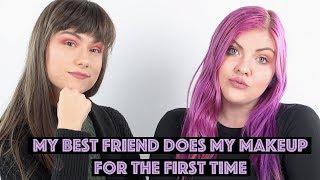 Best Friend Does My Makeup For The First Time! | Makayla Wetmore