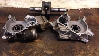 Step 4: How to Install Crankshaft Cases Case Halves Polaris 2 Stroke 300 350 400L Bottom End