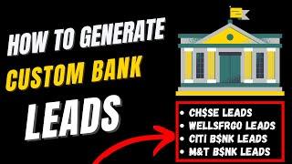 How to Generate Custom Bank Leads - SMS Spamming