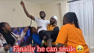 Finally He can Smile I SURPRISED MY BOYFRIEND WITH THIS- Featuring The Ruih Family,Keshi & Biko